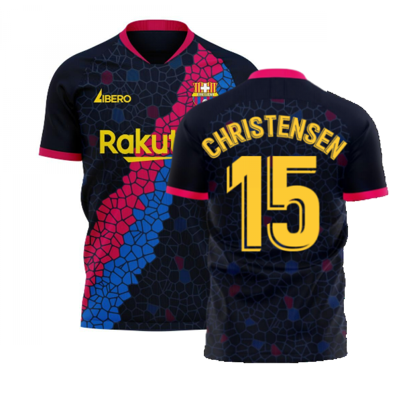 Catalonia 2022-2023 Away Concept Football Kit (Libero) (CHRISTENSEN 15)