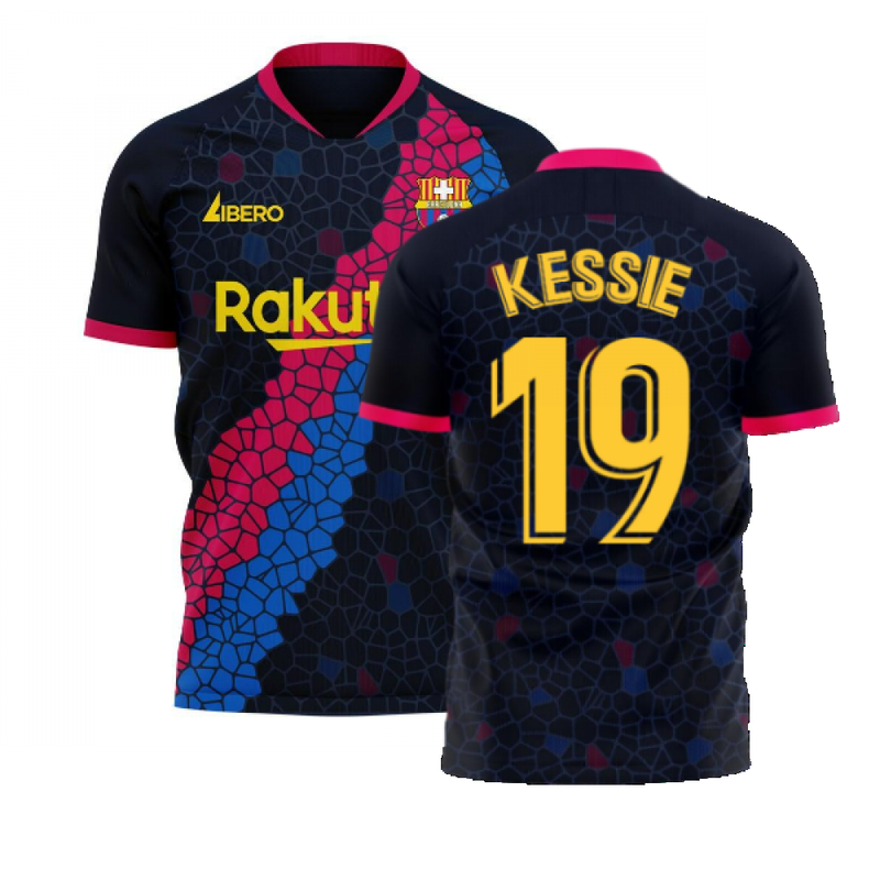 Catalonia 2022-2023 Away Concept Football Kit (Libero) (KESSIE 19)