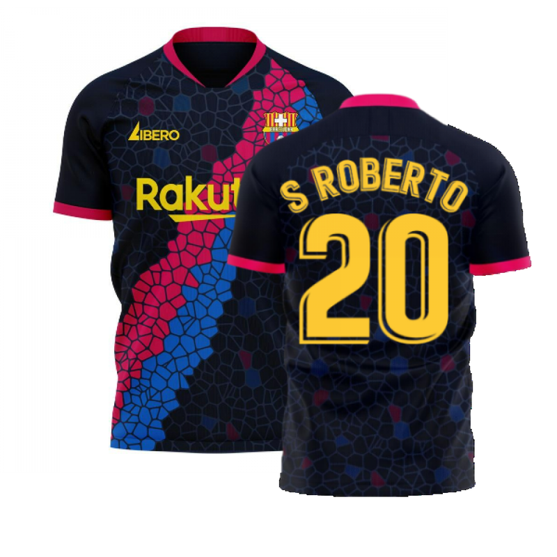Catalonia 2022-2023 Away Concept Football Kit (Libero) (S ROBERTO 20)