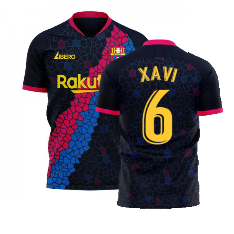 Catalonia 2022-2023 Away Concept Football Kit (Libero) (XAVI 6)