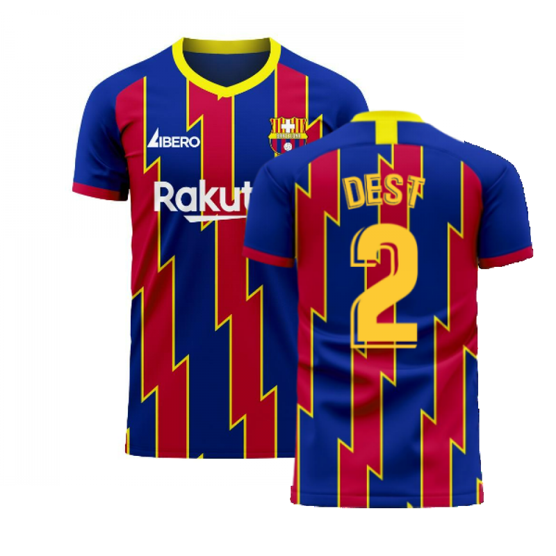 Catalonia 2022-2023 Home Concept Football Kit (Libero) (DEST 2)