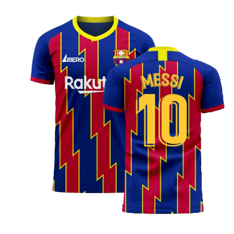Catalonia 2022-2023 Home Concept Football Kit (Libero) (MESSI 10)
