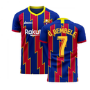 Catalonia 2022-2023 Home Concept Football Kit (Libero) (O DEMBELE 7)
