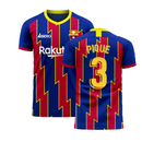 Catalonia 2022-2023 Home Concept Football Kit (Libero) (PIQUE 3)