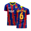 Catalonia 2022-2023 Home Concept Football Kit (Libero) (RIQUI PUIG 6)