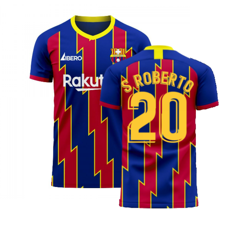 Catalonia 2022-2023 Home Concept Football Kit (Libero) (S ROBERTO 20)