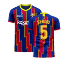 Catalonia 2022-2023 Home Concept Football Kit (Libero) (SERGIO 5)