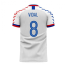 Chile 2020-2021 Away Concept Football Kit (Viper) (VIDAL 8)