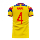 Colombia 2020-2021 Home Concept Football Kit (Libero) (ARIAS 4)