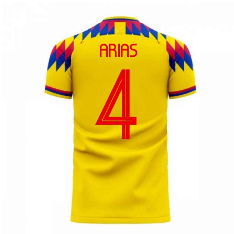 Colombia 2020-2021 Home Concept Football Kit (Libero) (ARIAS 4)