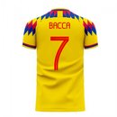 Colombia 2020-2021 Home Concept Football Kit (Libero) (BACCA 7)