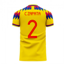 Colombia 2020-2021 Home Concept Football Kit (Libero) (C ZAPATA 2)