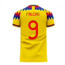 Colombia 2020-2021 Home Concept Football Kit (Libero) (FALCAO 9)