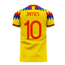Colombia 2020-2021 Home Concept Football Kit (Libero) (JAMES 10)