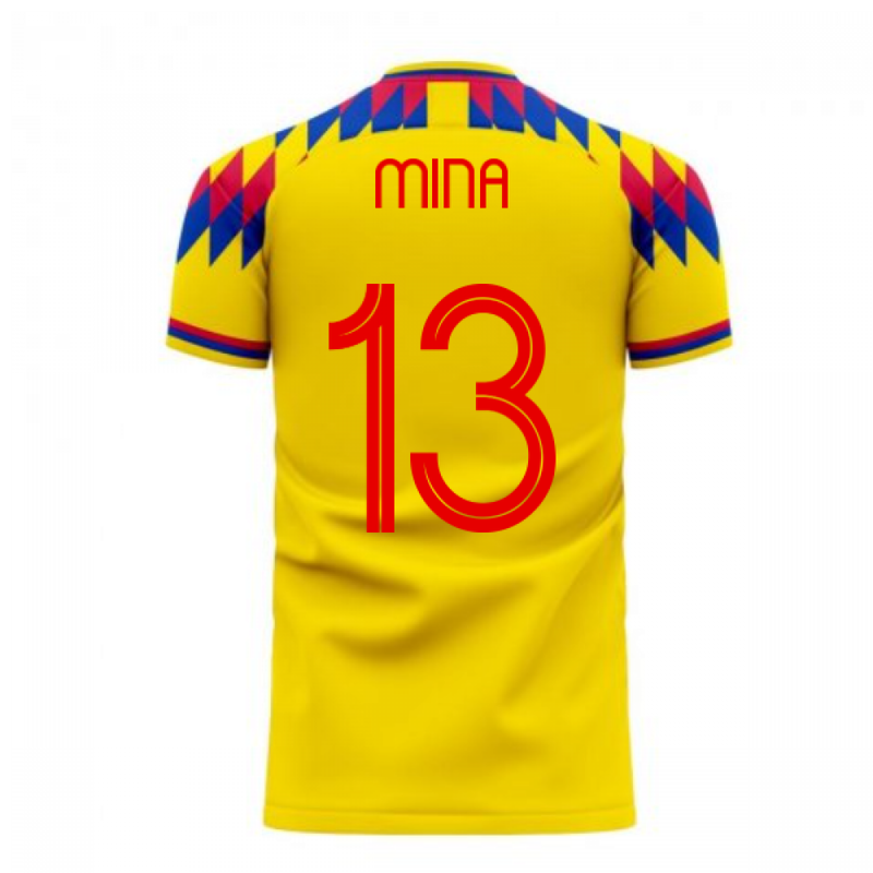 Colombia 2020-2021 Home Concept Football Kit (Libero) (MINA 13)