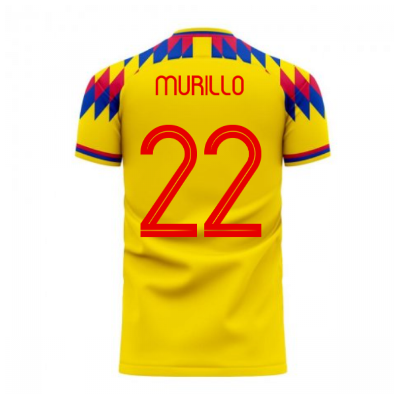 Colombia 2020-2021 Home Concept Football Kit (Libero) (MURILLO 22)