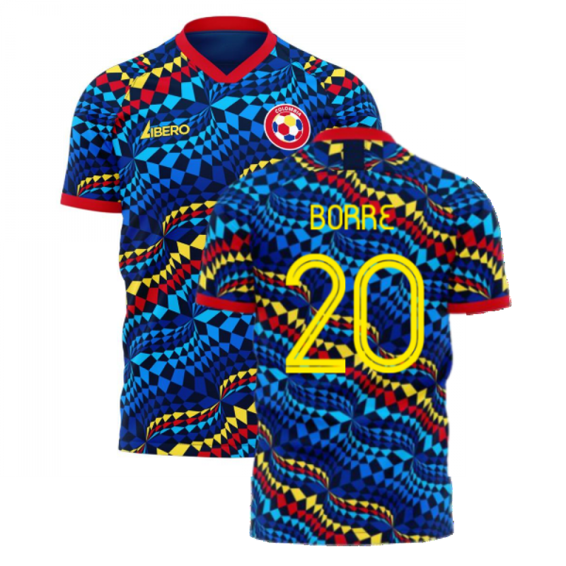 Colombia 2021-2022 Fourth Concept Football Kit (Libero) (BORRE 20)