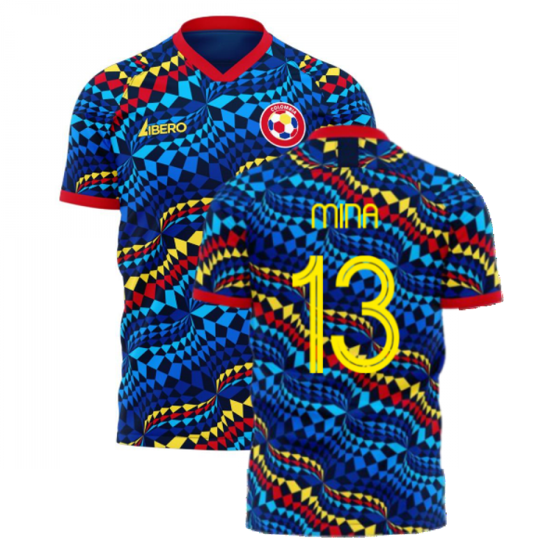 Colombia 2021-2022 Fourth Concept Football Kit (Libero) (MINA 13)