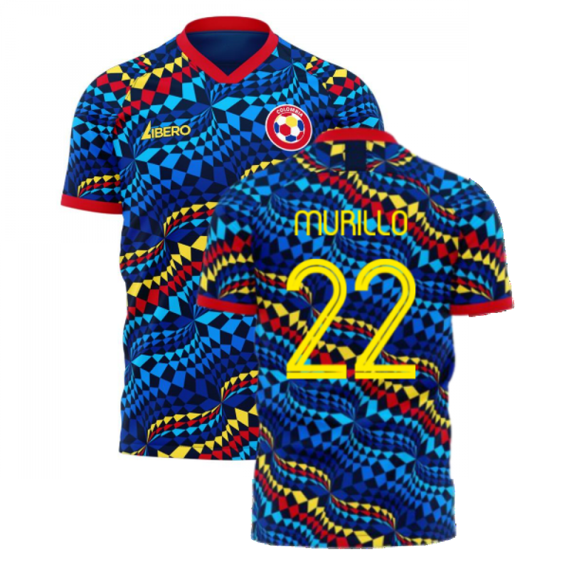 Colombia 2021-2022 Fourth Concept Football Kit (Libero) (MURILLO 22)