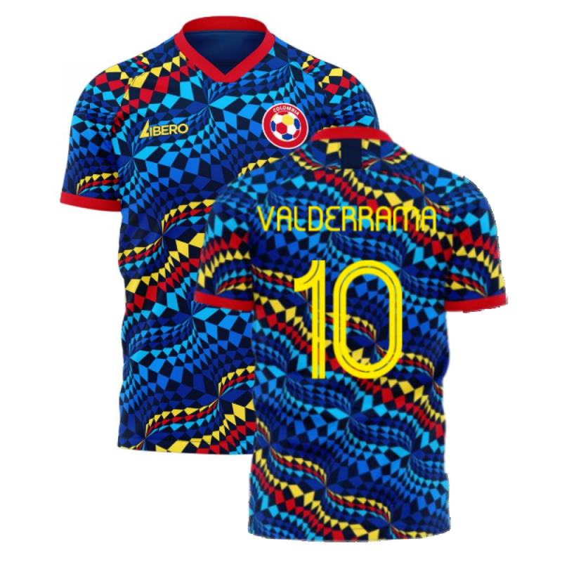 Colombia 2021-2022 Fourth Concept Football Kit (Libero) (VALDERRAMA 10)