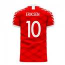 Denmark 2020-2021 Home Concept Football Kit (Viper) (ERIKSEN 10)