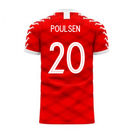 Denmark 2020-2021 Home Concept Football Kit (Viper) (POULSEN 20)