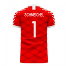Denmark 2020-2021 Home Concept Football Kit (Viper) (SCHMEICHEL 1)