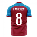 East London 2020-2021 Home Concept Football Kit (Libero) (F ANDERSON 8)