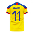 Ecuador 2020-2021 Home Concept Football Kit (Libero) (DELGADO 11)