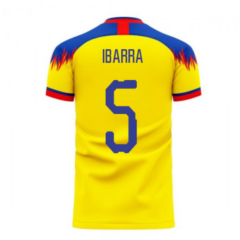 Ecuador 2020-2021 Home Concept Football Kit (Libero) (IBARRA 5)