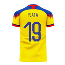 Ecuador 2020-2021 Home Concept Football Kit (Libero) (PLATA 19)