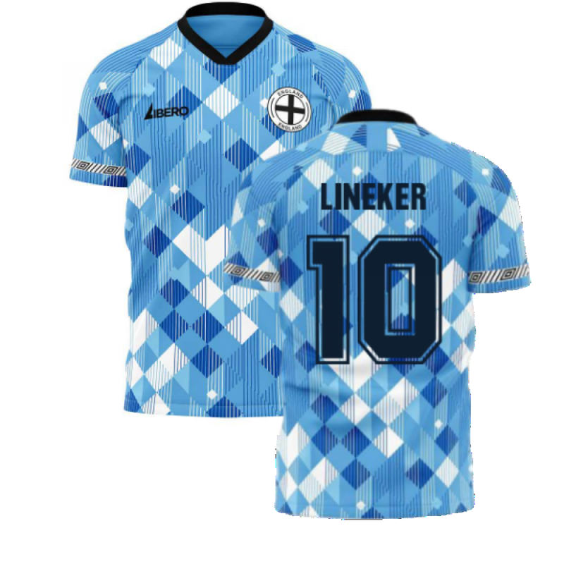 England 1990 Third Concept Football Shirt (Libero) (LINEKER 10)