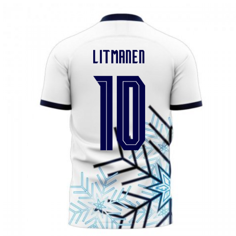 Finland 2020-2021 Home Concept Football Kit (Libero) (LITMANEN 10)