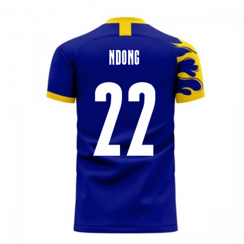 Gabon 2020-2021 Away Concept Football Kit (Libero) (NDONG 22)