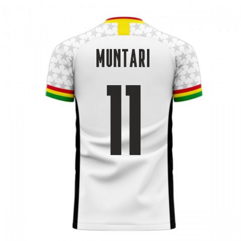 Ghana 2020-2021 Home Concept Football Kit (Libero) (MUNTARI 11)