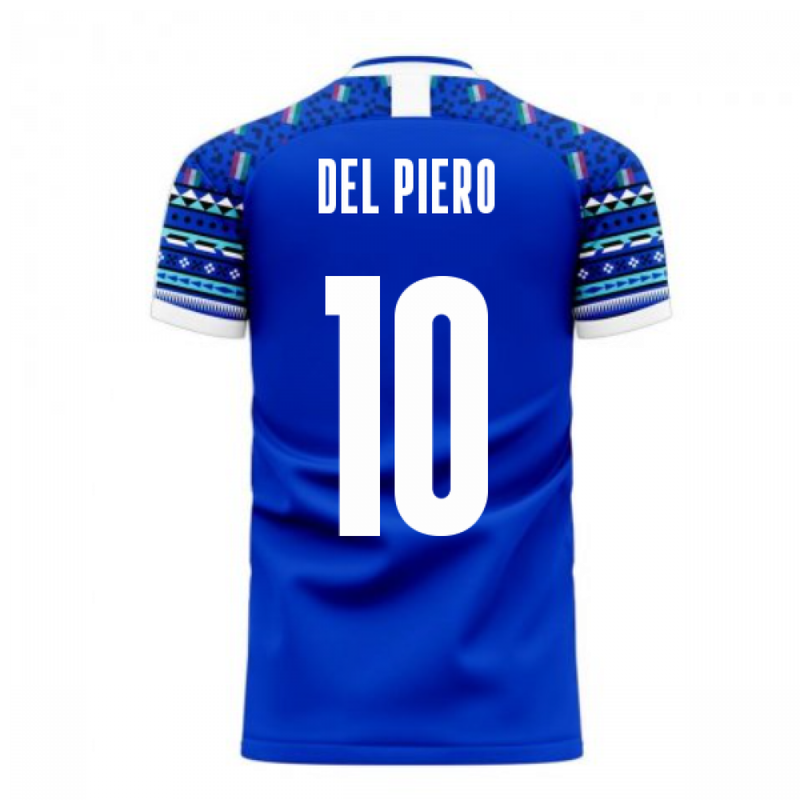 Italy 2020-2021 Home Concept Football Kit (Libero) (DEL PIERO 10)