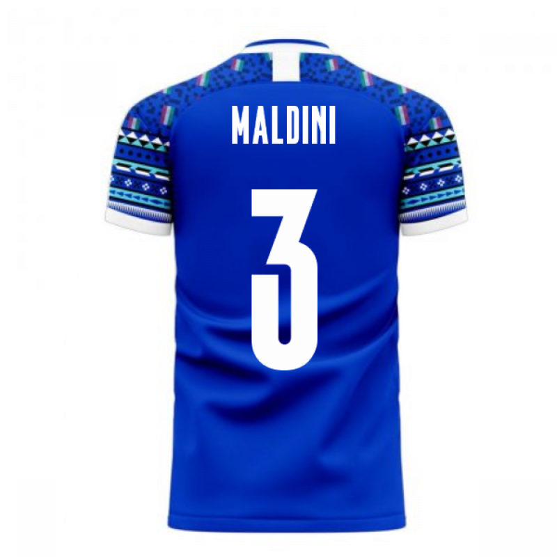 Italy 2020-2021 Home Concept Football Kit (Libero) (MALDINI 3)