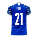 Italy 2020-2021 Home Concept Football Kit (Libero) (PIRLO 21)