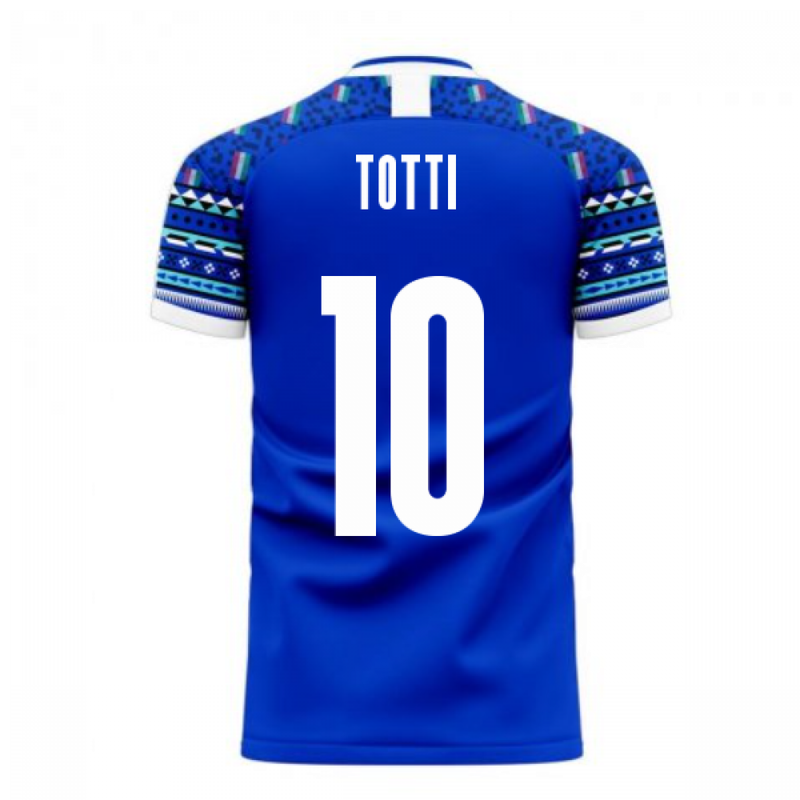 Italy 2020-2021 Home Concept Football Kit (Libero) (TOTTI 10)