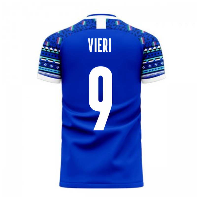 Italy 2020-2021 Home Concept Football Kit (Libero) (VIERI 9)
