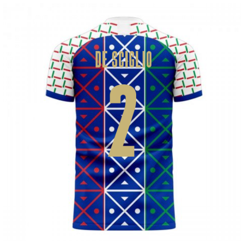 Italy 2020-2021 Renaissance Home Concept Football Kit (Libero) (DE SCIGLIO 2)
