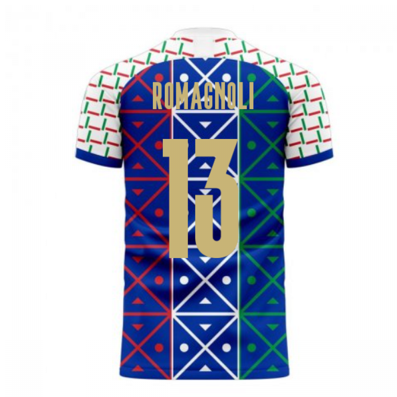 Italy 2020-2021 Renaissance Home Concept Football Kit (Libero) (ROMAGNOLI 13)