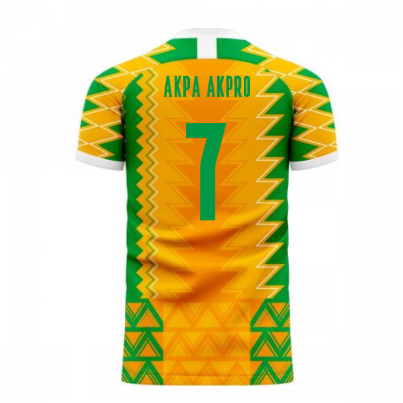 Ivory Coast 2020-2021 Home Concept Football Kit (Libero) (AKPA AKPRO 7)