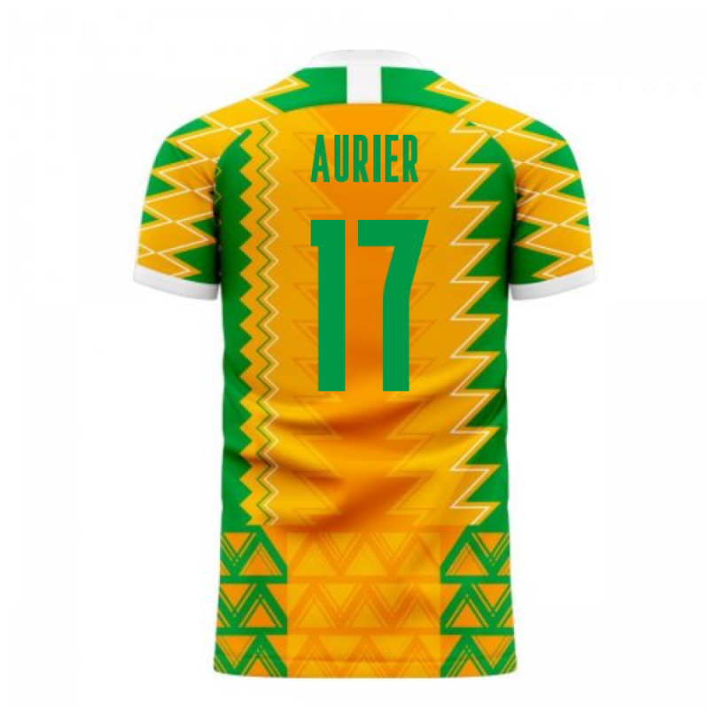 Ivory Coast 2020-2021 Home Concept Football Kit (Libero) (AURIER 17)