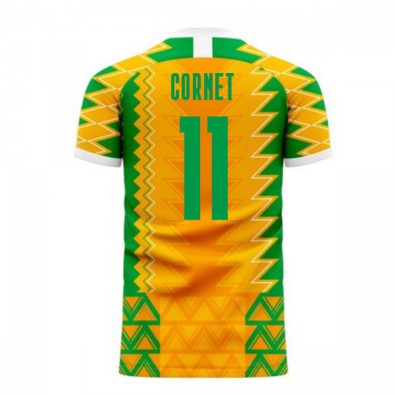 Ivory Coast 2020-2021 Home Concept Football Kit (Libero) (CORNET 11)