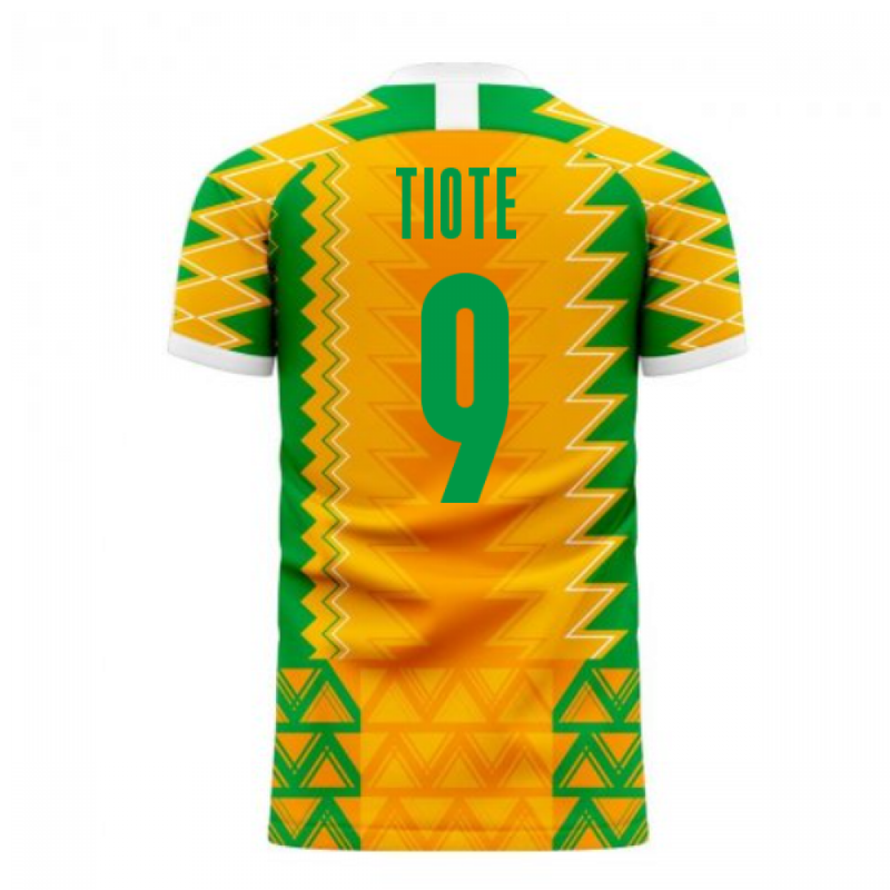 Ivory Coast 2020-2021 Home Concept Football Kit (Libero) (TIOTE 9)