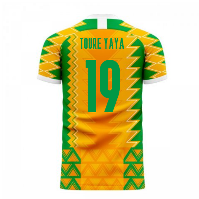 Ivory Coast 2020-2021 Home Concept Football Kit (Libero) (TOURE YAYA 19)