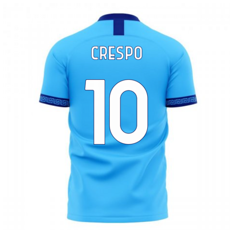 Lazio 2020-2021 Home Concept Football Kit (Libero) (CRESPO 10)