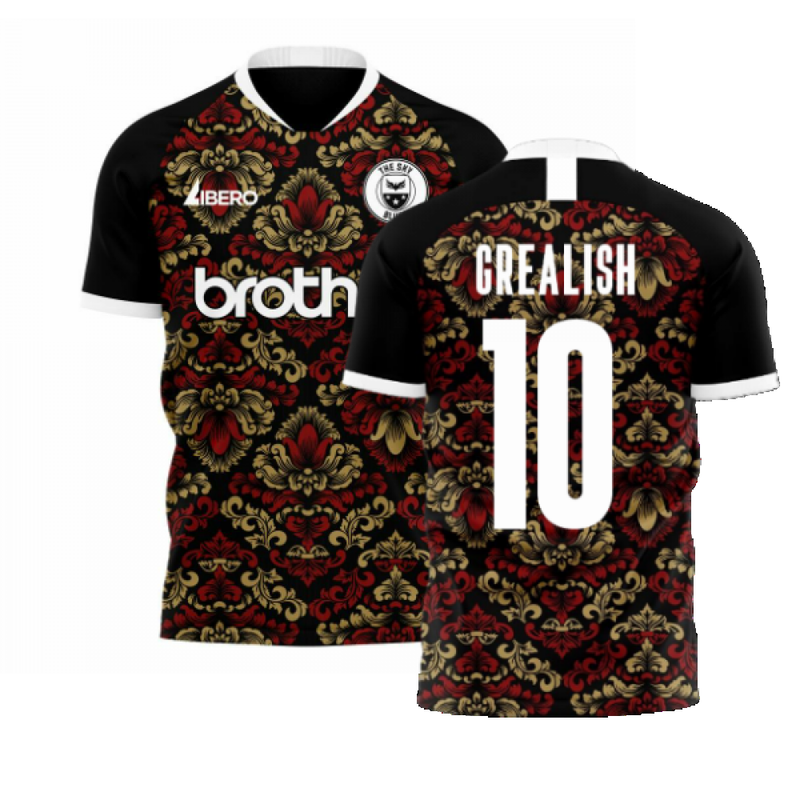 Manchester Blues 2022-2023 Away Concept Football Kit (Libero) (GREALISH 10)