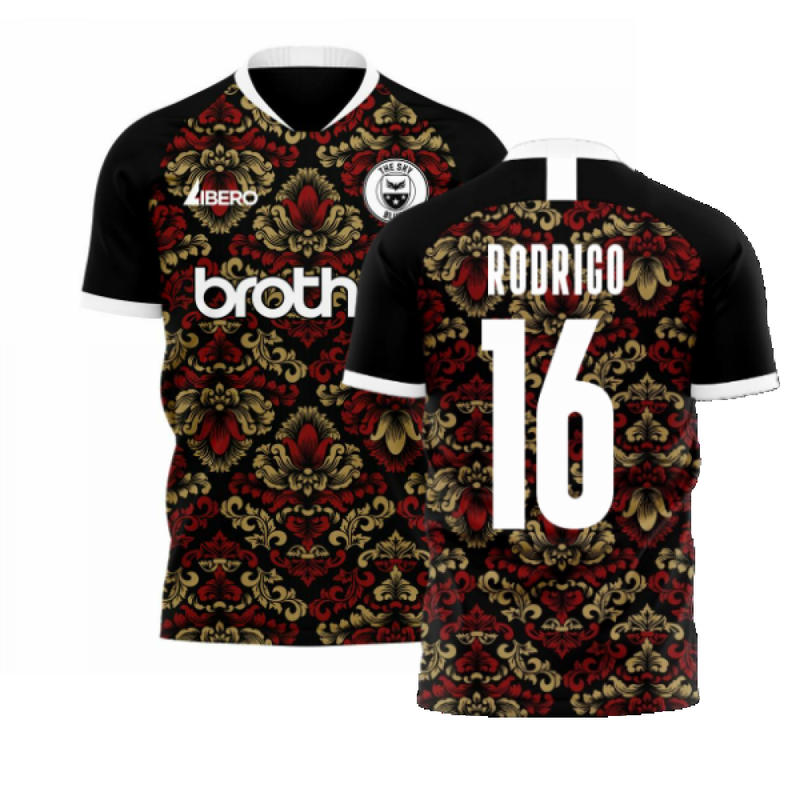 Manchester Blues 2022-2023 Away Concept Football Kit (Libero) (RODRIGO 16)